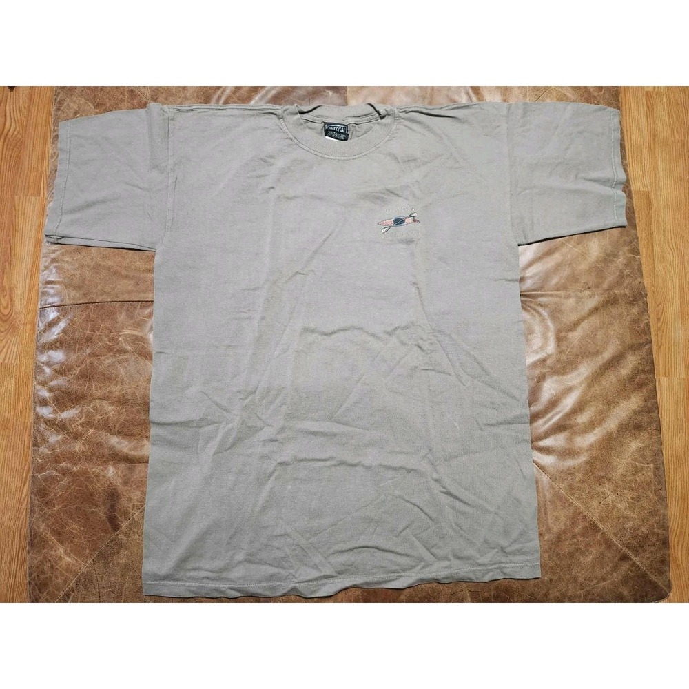 Vintage San Segal Acadia National Park T-shirt Mens L Gray Minimalist Style